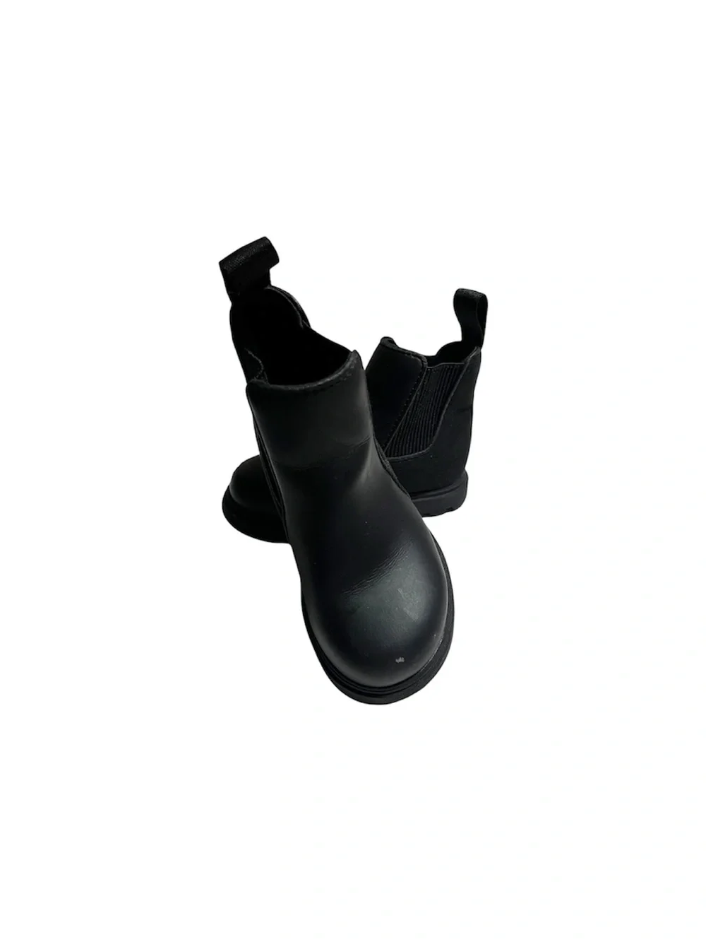 Native Kids Black Chelsea Boots - Classic Slip-On Ankle Boot